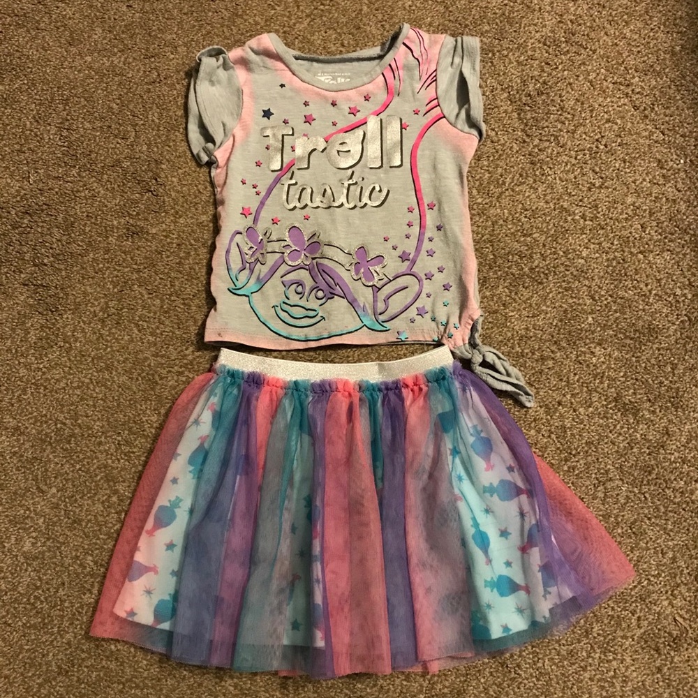 Toddler Disney Trolls Outfit 4t